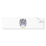 Kilroy Coat of Arms (Family Crest) Bumper Sticker