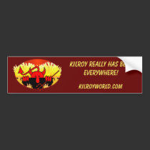 Kilroy Devil Bumper Sticker bumper stickers