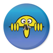 Kilroy Fly on Nose magnets