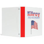 Kilroy for Congress Patriotic American Flag binders