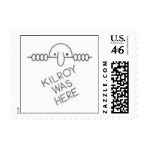 Kilroy was here... on a stamp... by Electricnightmare Kilroy was here... on a stamp...