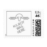 Kilroy was here... on a stamp...