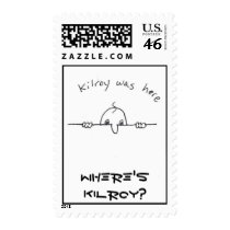 kilroy, where's KILROY? postage
