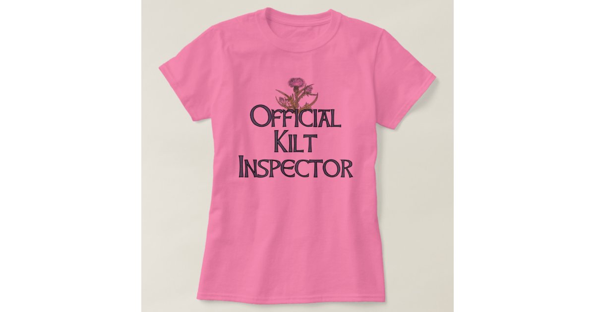 kilt inspector t shirts