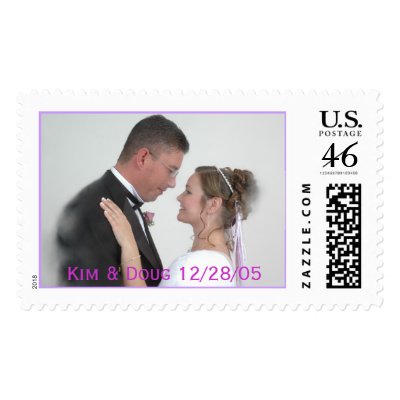 Kim & Doug 12/28/05 Postage Stamps