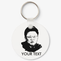 Kim Jong Il keychains by Politicaltshirts Kim Jong Il keychains