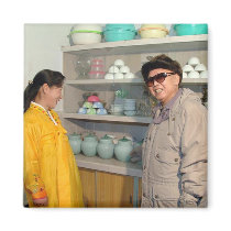 Kim Jong-il, North Korea magnets