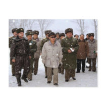 Kim Jong-il, North Korea postcards