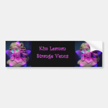 Kim Leaman Strange Venus Bunper Sticker Bumper Stickers