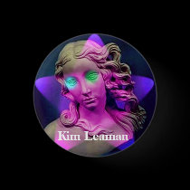 Kim Leaman Strange Venus Pin buttons by KimLeaman Kim Leaman Strange Venus Pin buttons