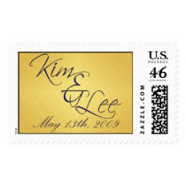Kim & Lee Custom Wedding Postage stamps