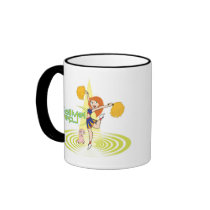 Kim Possible and Rufus "Call Me Beep" cheerleading mugs by disney Kim Possible and Rufus "Call Me Beep" cheerleading mugs