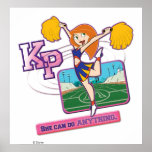 Kim Possible Cheerleading Disney Print