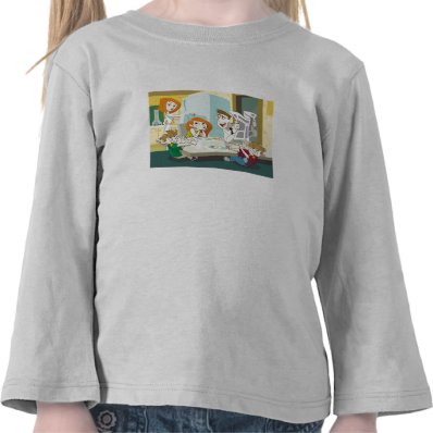 Kim Possible family breakfast twins food fight Shirt