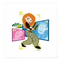 Kim Possible Rufus Ron "KP" Disney posters