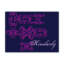 Kimberly Designer Name Postcard - Customizable by DesignerName Kimberly Designer Name Postcard - Customizable