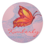 Kimberly's name sticker