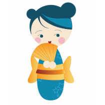 kimono doll t-shirts by claclina kimono doll t-shirts
