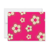 Kimono Rose Pink Lotus Custom Invitations