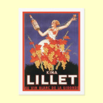 Kina Lillet Vintage Ad postcards