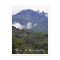 kinabalu clouds postcard