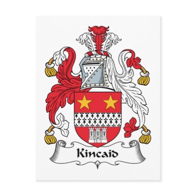 Kincaid Family Crest Postcards Kincaid Family Crest Postcards