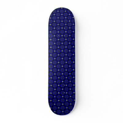 Kind Deco - Retro look in blue purple green and st Skateboard by ARTKSZP