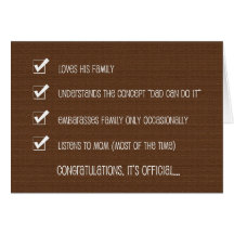 Kinda Funny Fathers Day Card -- #1 Dad Checklist