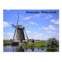 Kinderdijk Holland photo Post Card