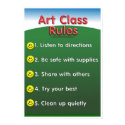 Kindergarten art class rules posters by collguedes Kindergarten art class rules posters
