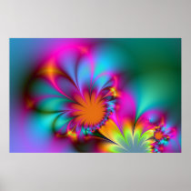 Kindergarten flower print