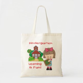 Kindergarten Girl Learning is Fun Bags