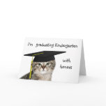 Kindergarten graduation greeting card