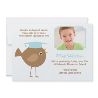 Kindergarten Graduation Invitation invitation