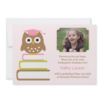 Kindergarten Graduation Invitation invitation