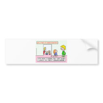Kindergarten is all about compliance bumper stickers