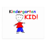 Kindergarten Kid Boys Postcards
