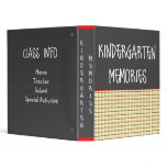 Kindergarten Memories Photo Binder Template