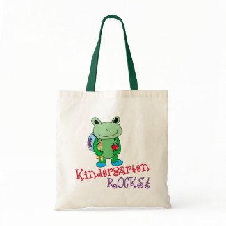 Kindergarten Rocks Book Bag bag