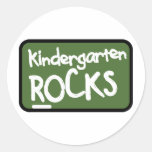 Kindergarten Rocks T-shirt Round Sticker