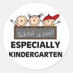 Kindergarten School is Cool Stickers