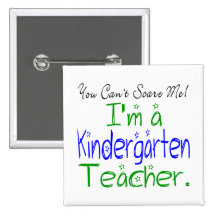 Kindergarten Teacher Button