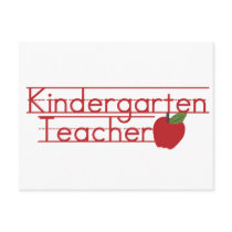 Kindergarten Teacher Post Cards