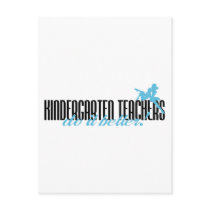 Kindergarten Teachers Do It Better! postcards by poorrichards Kindergarten Teachers Do It Better! postcards