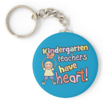 Kindergarten Teachers Have Heart Keychain keychains