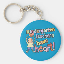 Kindergarten Teachers Have Heart Keychain