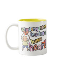 Kindergarten Teachers Have Heart Mug mugs