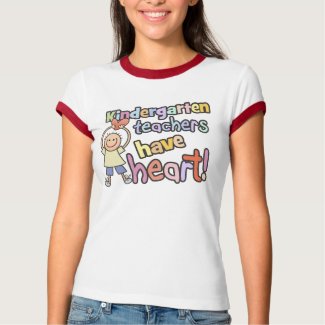 Kindergarten Teachers Have Heart Ringer T-Shirt shirt