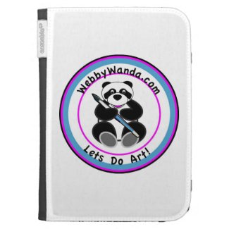 Kindle Case Cover Panda Logo webbywanda.tv