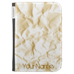 Kindle Case with crumpled paper